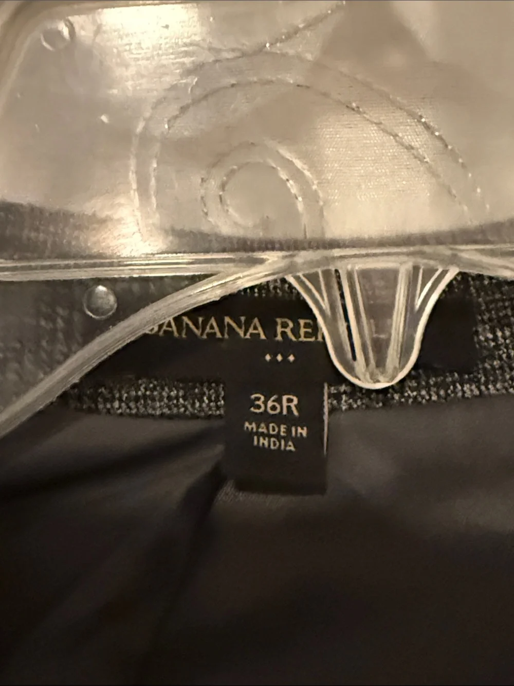Banana Republic Gray Glen Plaid Sport Coat Men’s Size 36R 🔥 HR